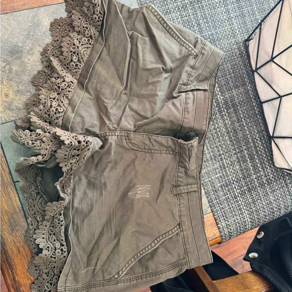 Maurices Khaki Casual Shorts